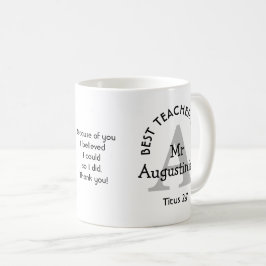 TAZA DE CAFÉ MEJOR PROFESOR QUE NUNCA SE HA PERMITIDO