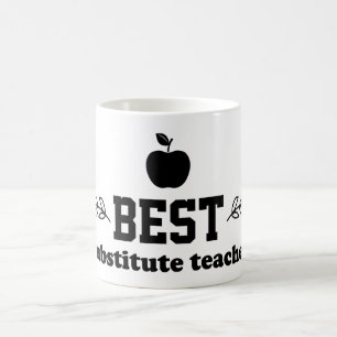Taza De Café Mejor profesor sustituto