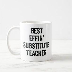 Taza De Café Mejor profesor sustituto