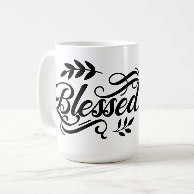 Taza De Café Mejor que "Bendito" (Anverso izquierdo)