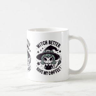 Taza De Café Mejor que tenga mi café Halloween