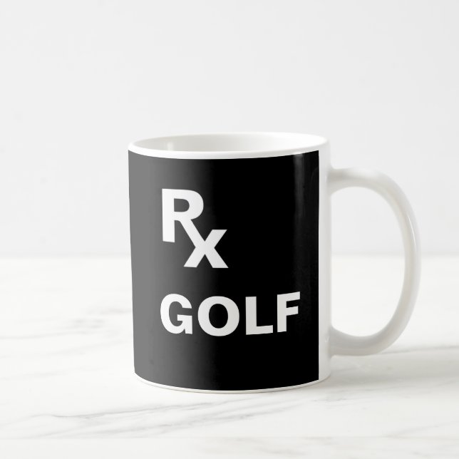 Taza De Café Mejor Receta - "RX GOLF" - Deportes (Derecha)