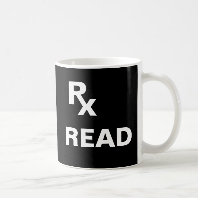 Taza De Café Mejor Receta - "RX LEER" - Plan de Vida (Derecha)