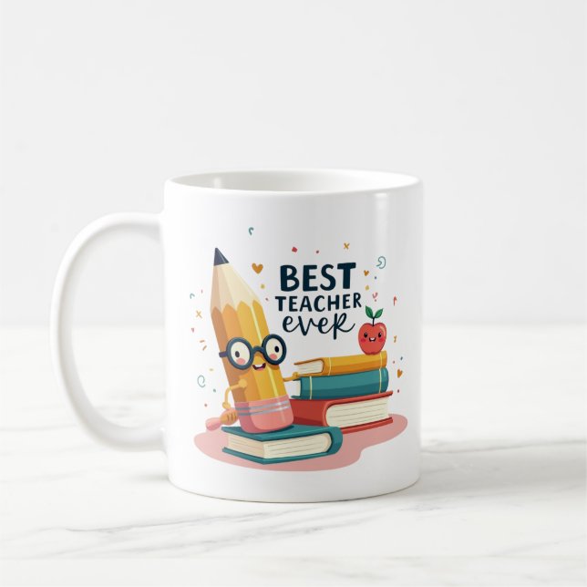 Taza De Café Mejor regalo de agradecimiento para profesores de  (Izquierda)