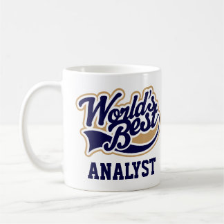 Taza De Café Mejor regalo de Analyst Worlds