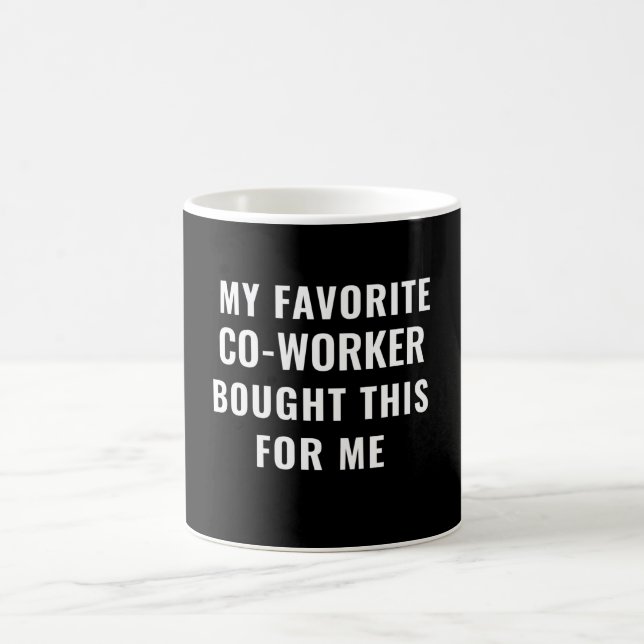 Taza De Café Mejor regalo de cumpleaños de trabajador conjunto (Centro)