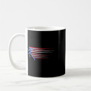 Taza De Café Mejor regalo de equipo de atletismo de la bandera