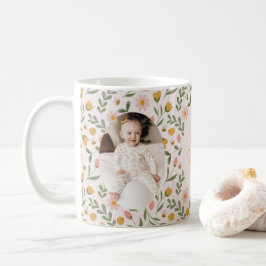 Taza De Café Mejor regalo de primavera para la foto floral de l