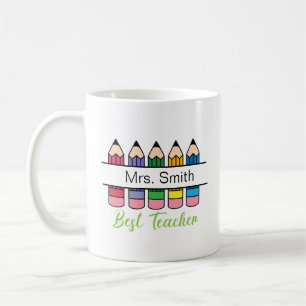 Taza De Café Mejor Regalo Personalizado De Maestros Mug Para Ma