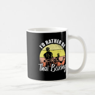 Taza De Café Mejor ser boxeador de boxeo tailandés de kickboxin