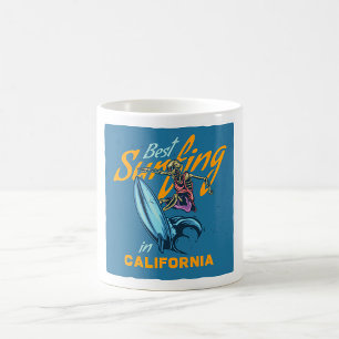 Taza De Café Mejor Surfing En California Coffee Mug