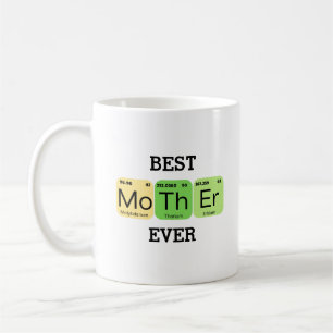 Taza De Café Mejor Tabla Periódica De Madre Jamás