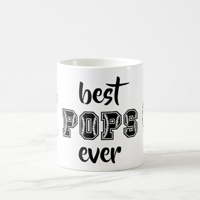 Taza De Café Mejor Tema Personalizado De Béisbol De Epígrafes (Centro)