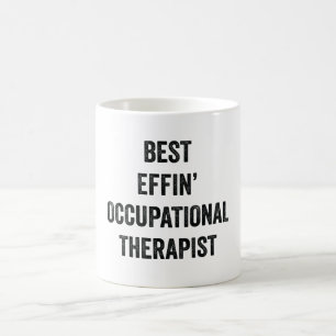 Taza De Café Mejor Terapeuta Ocupacional del carajo