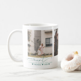 Taza De Café Mejor Tía   Tres Fotos Colage Escrito a Mano