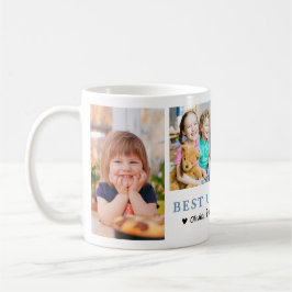 Taza De Café Mejor Tío Personalizado Del Collage de fotos 4