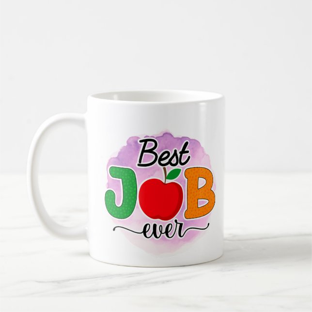 Taza De Café Mejor trabajo docente de la historia (Izquierda)