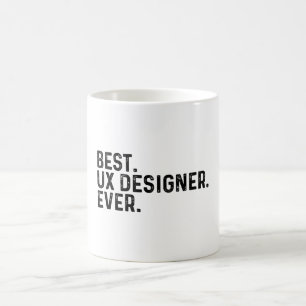 Taza De Café Mejor Uiux De Apreciación De Diseñador De Ux
