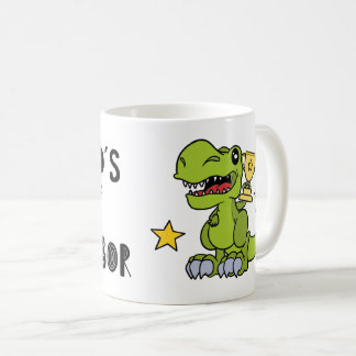 Taza De Café Mejor Vecino del Mundo, Dinosaurio, Gracioso, Cuto