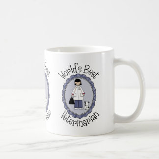 Taza De Café Mejor Veterinaria del Mundo - Mujer