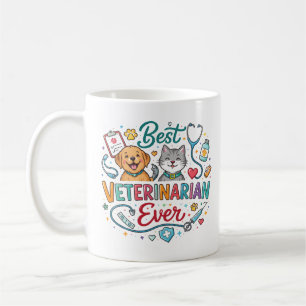 Taza De Café Mejor veterinario de todos   Día del veterinario
