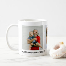 Mejores Abuelos Personalizado 3 Fotos