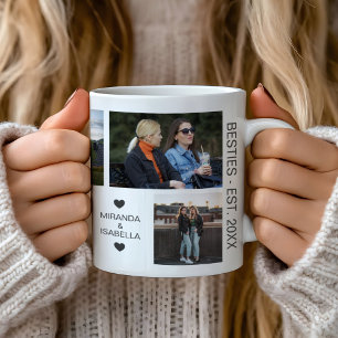 Taza De Café Mejores Amigas 7 Colage de Fotos