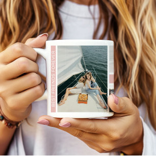 Taza De Café Mejores Amigas Besties 6 Collage de Fotos