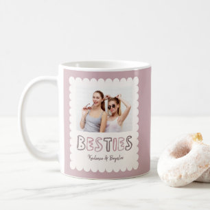 Taza De Café Mejores Amigas Fotos Personalizadas Amigas