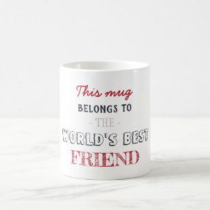 Taza De Café Mejores Amigos
