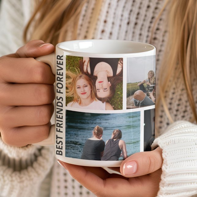 Taza De Café Mejores Amigos 7 Fotocolage (Subido por el creador)
