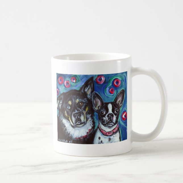 Taza De Café Mejores amigos Bruno y Fergie (Derecha)