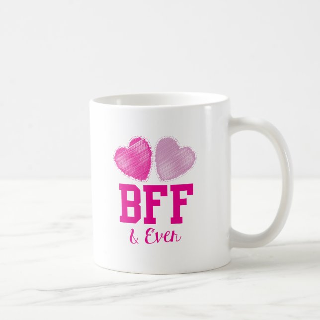 Taza De Café Mejores amigos de BFF para siempre (Derecha)