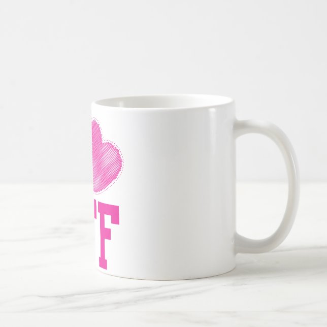 Taza De Café ¡Mejores amigos de BFF para siempre!!! (Derecha)