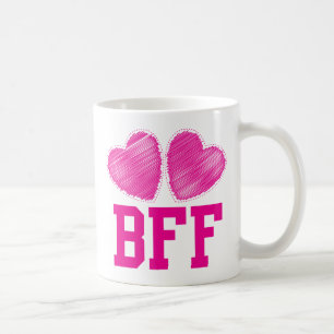 Taza De Café Mejores amigos de BFF para siempre con los