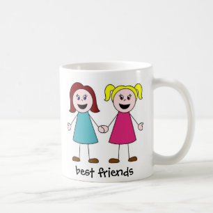 Taza De Café mejores amigos, mejores amigos