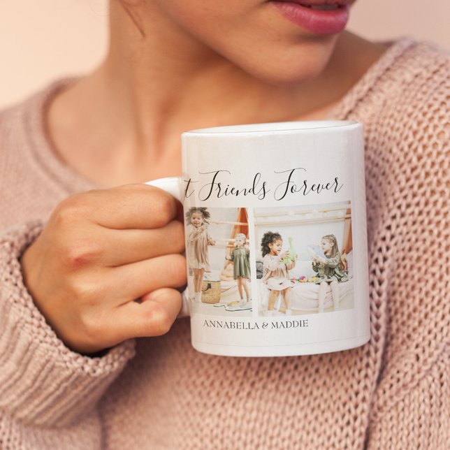 Taza De Café Mejores Amigos Personalizados Modernos Para Siempr (Subido por el creador)
