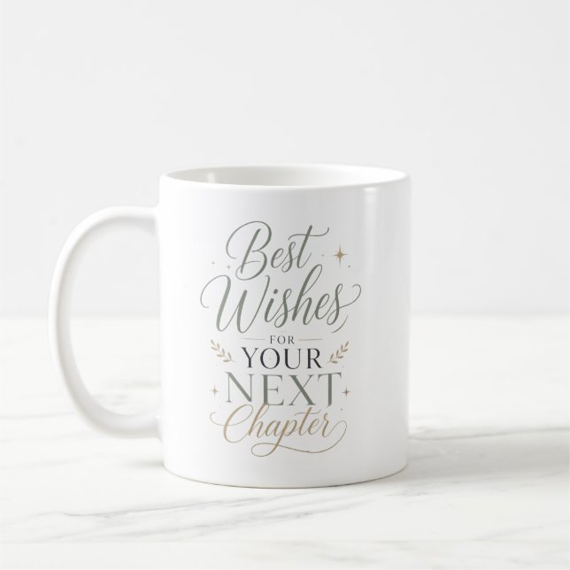Taza De Café Mejores deseos para tu próximo capítulo (Izquierda)