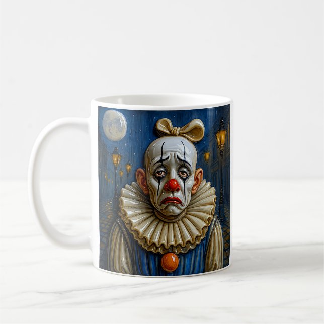 Taza De Café Melancholy Clown (Izquierda)