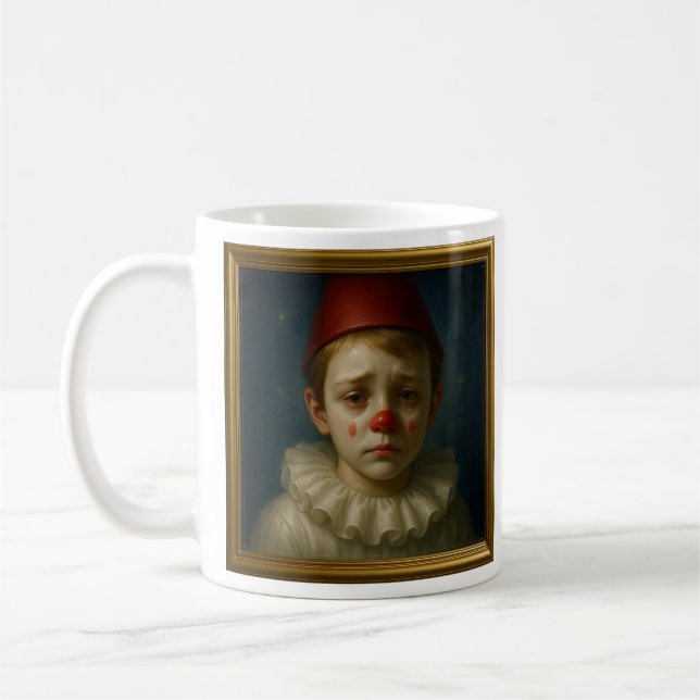 Taza De Café Melancholy Pierrot (Izquierda)