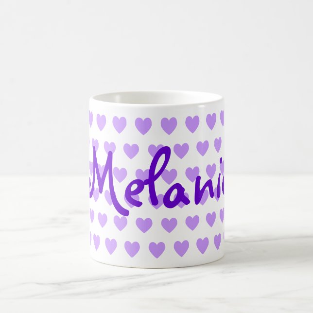 Taza De Café Melanie en morado (Centro)
