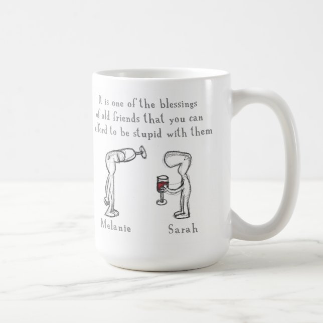 Taza De Café Melanie y Sarah (Derecha)