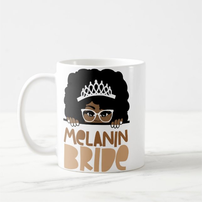 Taza De Café Melanin Bride (Izquierda)