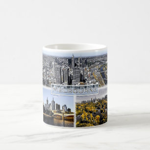 Taza De Café Melbourne - Australia - Mosaico -