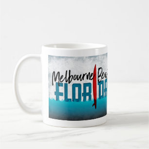 Taza De Café Melbourne Beach Florida Surfing
