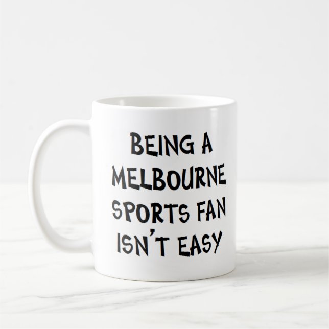 Taza De Café melbourne sports fan, being (Izquierda)