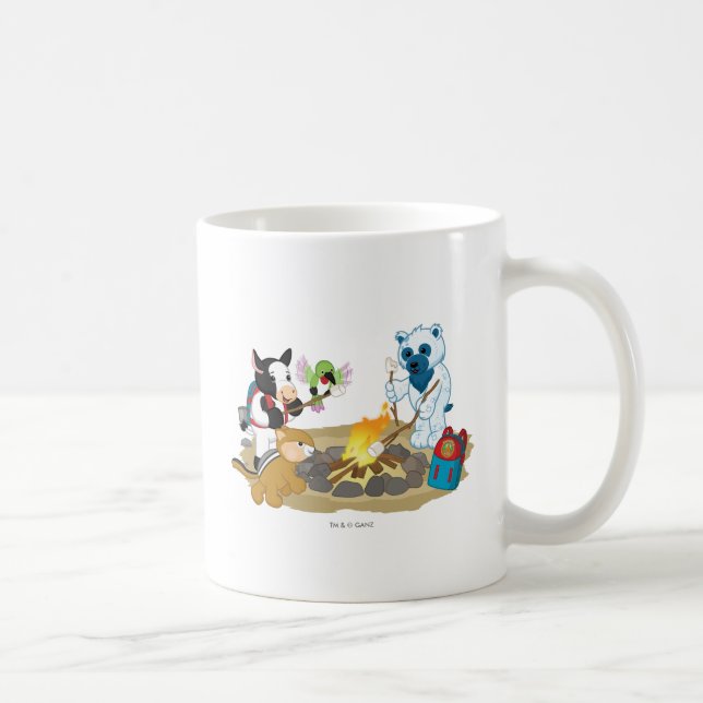Taza De Café Melcochas 2 de la hoguera de Webkinz el | (Derecha)