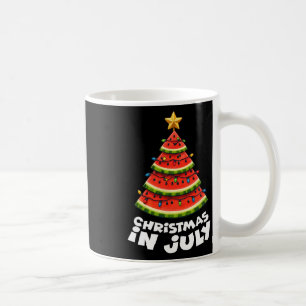 Taza De Café Mele Kalikimaka Agua Melon Navidades de árboles na