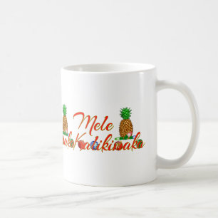 Taza De Café Mele Kalikimaka La piña hawaiana