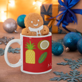 Taza De Café Mele Kalikimaka Navidades hawaianos Mug